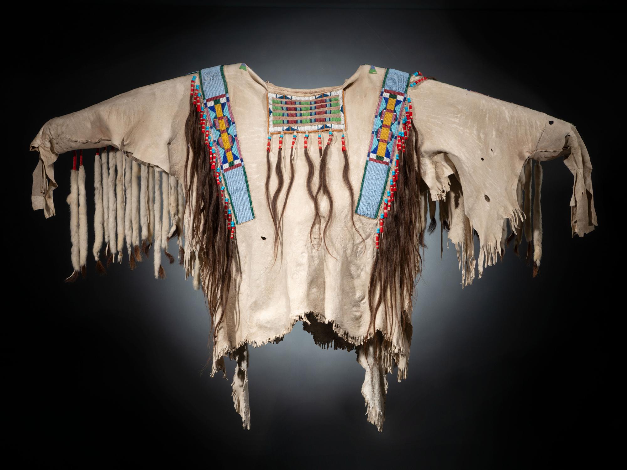 Apsáalooke Beaded Hide Shirt