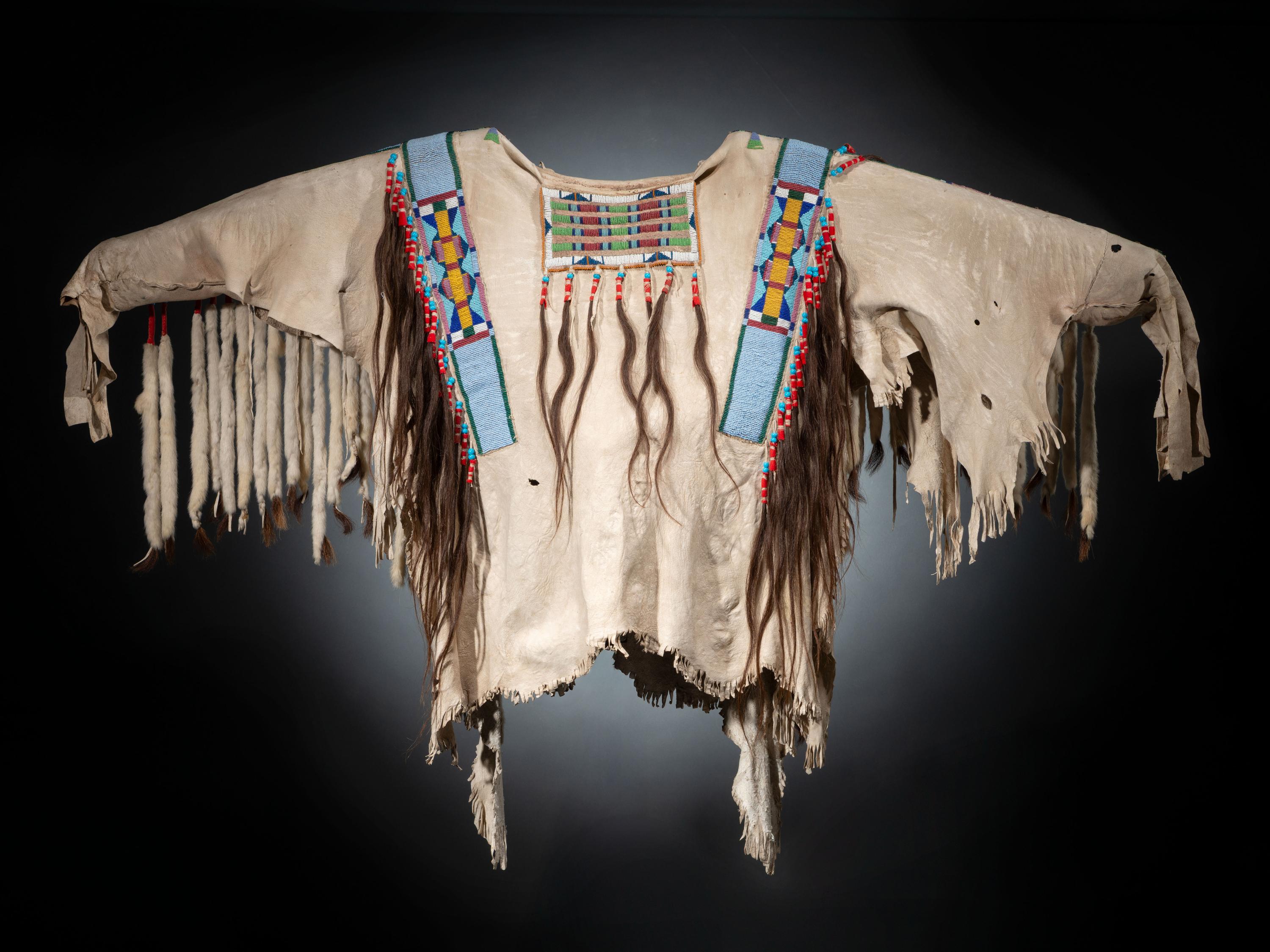 Apsáalooke Beaded Hide Shirt