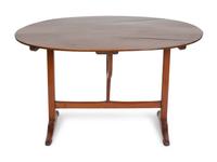 A French Provincial Fruitwood Wine Tasting Table