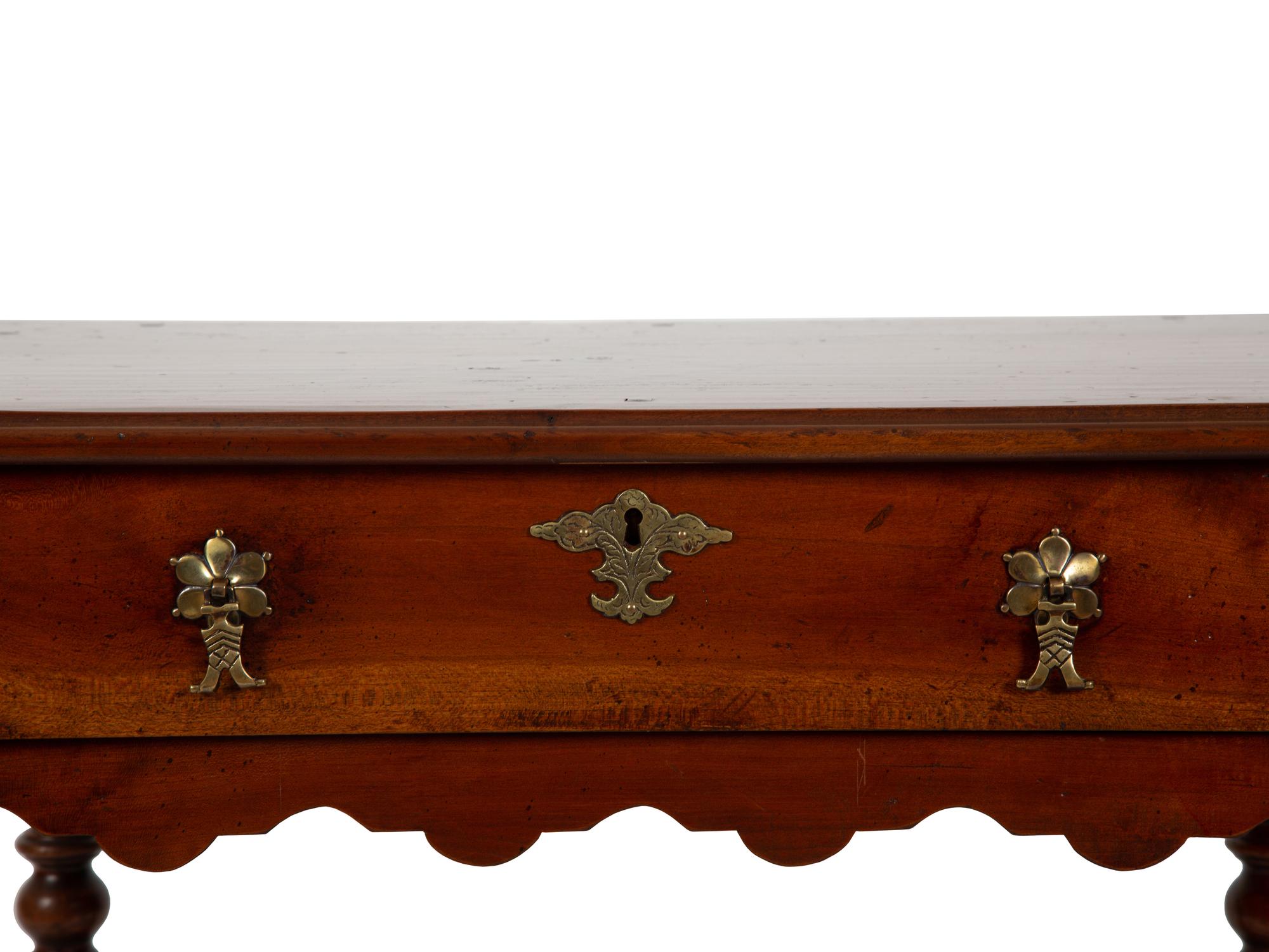 A Jacobean Style Bobbin Turned Side Table — 19TH CENTURY