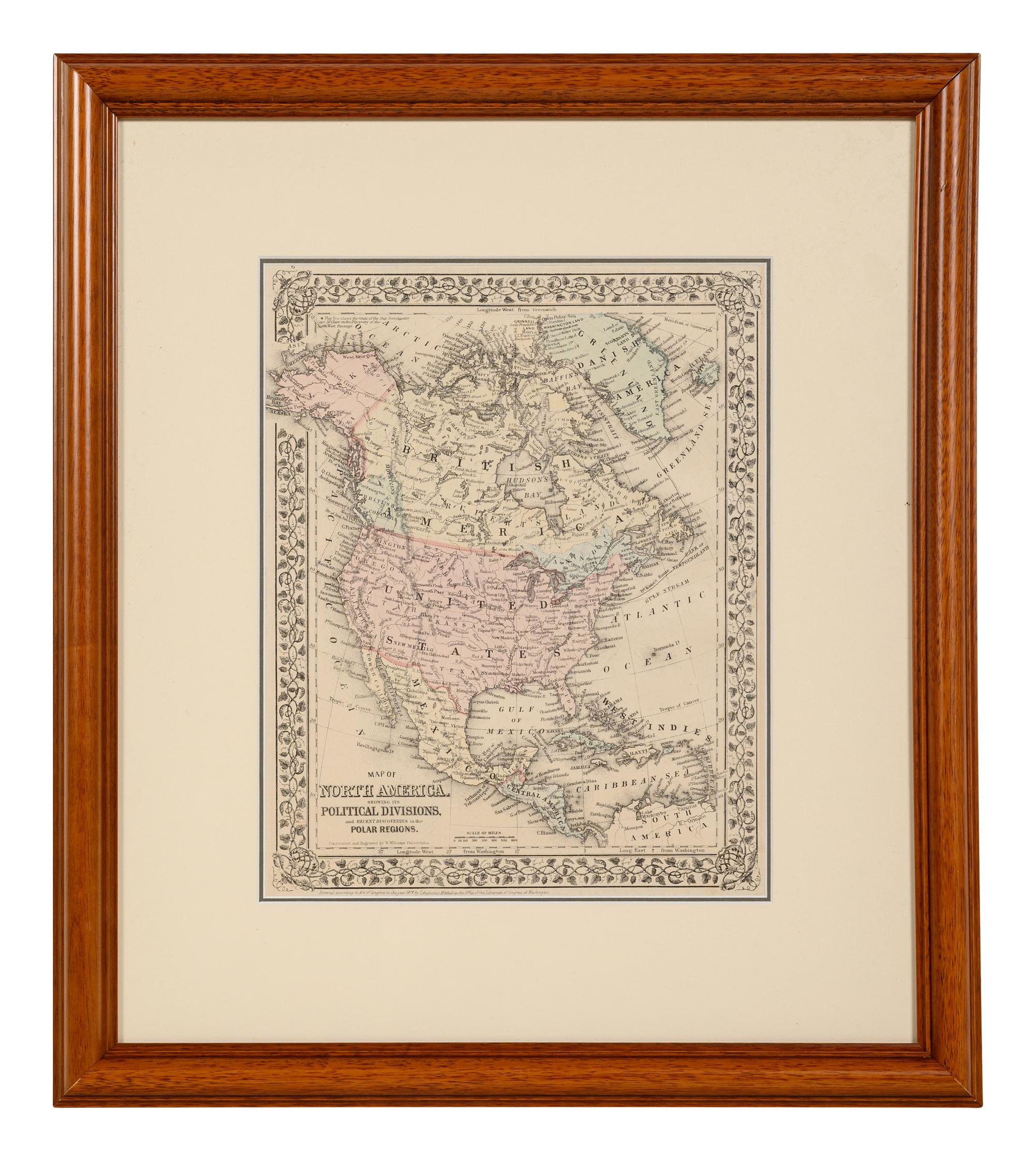 A group of 14 19th and 20th century maps, comprising: