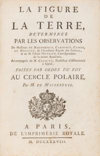 [Science, Medicine & Mathematics] Maupertius, Pierre Louis Moreau de. La Figure de la Terre...