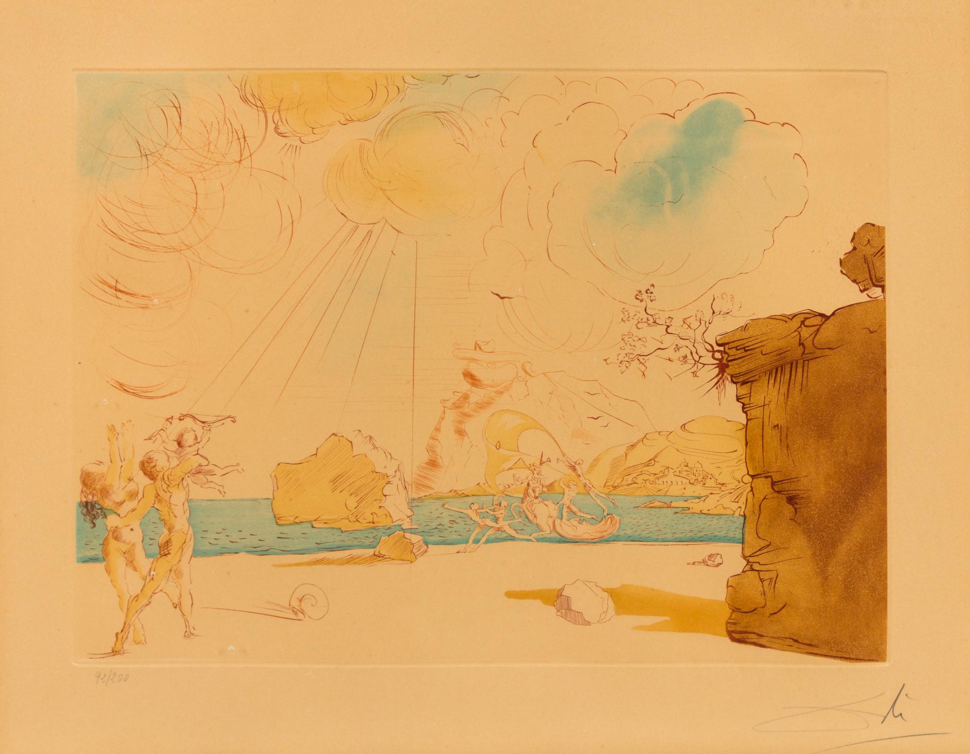 Salvador Dali, (Spanish, 1904–1989), Plage de Cadaques (Sur La Plage), 1967
