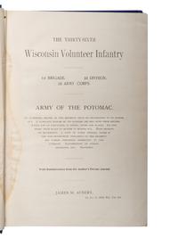 [CIVIL WAR - WISCONSIN]. A group of Wisconsin regimental histories, comprising: