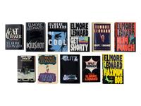 LEONARD, Elmore (1925-2013). A group of 11 FIRST EDITIONS of Leonard’s works later adapted into films, ALL SIGNED OR INSCRIBED, comprising: