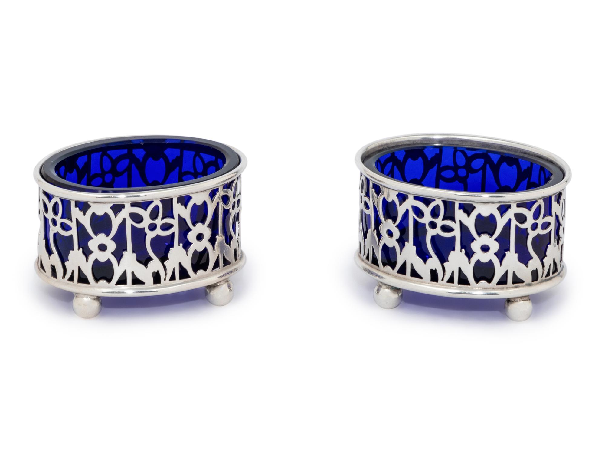 A Collection of Thirteen Silver Salt Cellars
