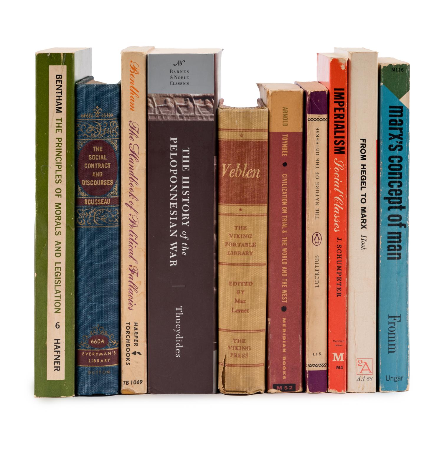 SOCIOLOGY & PHILOSOPHY A group of 10 works: