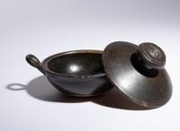 A Lucanian Black-Glazed Three-Part Thymiaterion