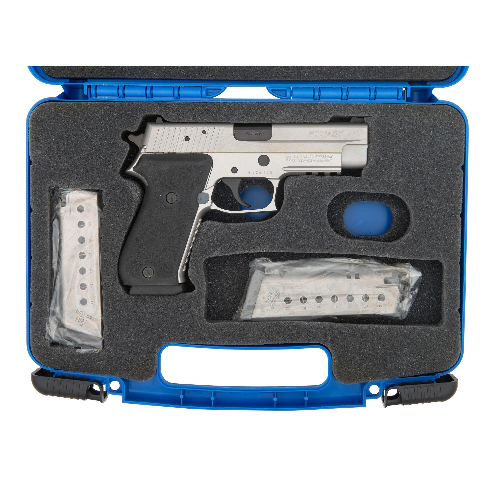 *Sig Sauer P220 Stainless Pistol in Factory Box with Accessories