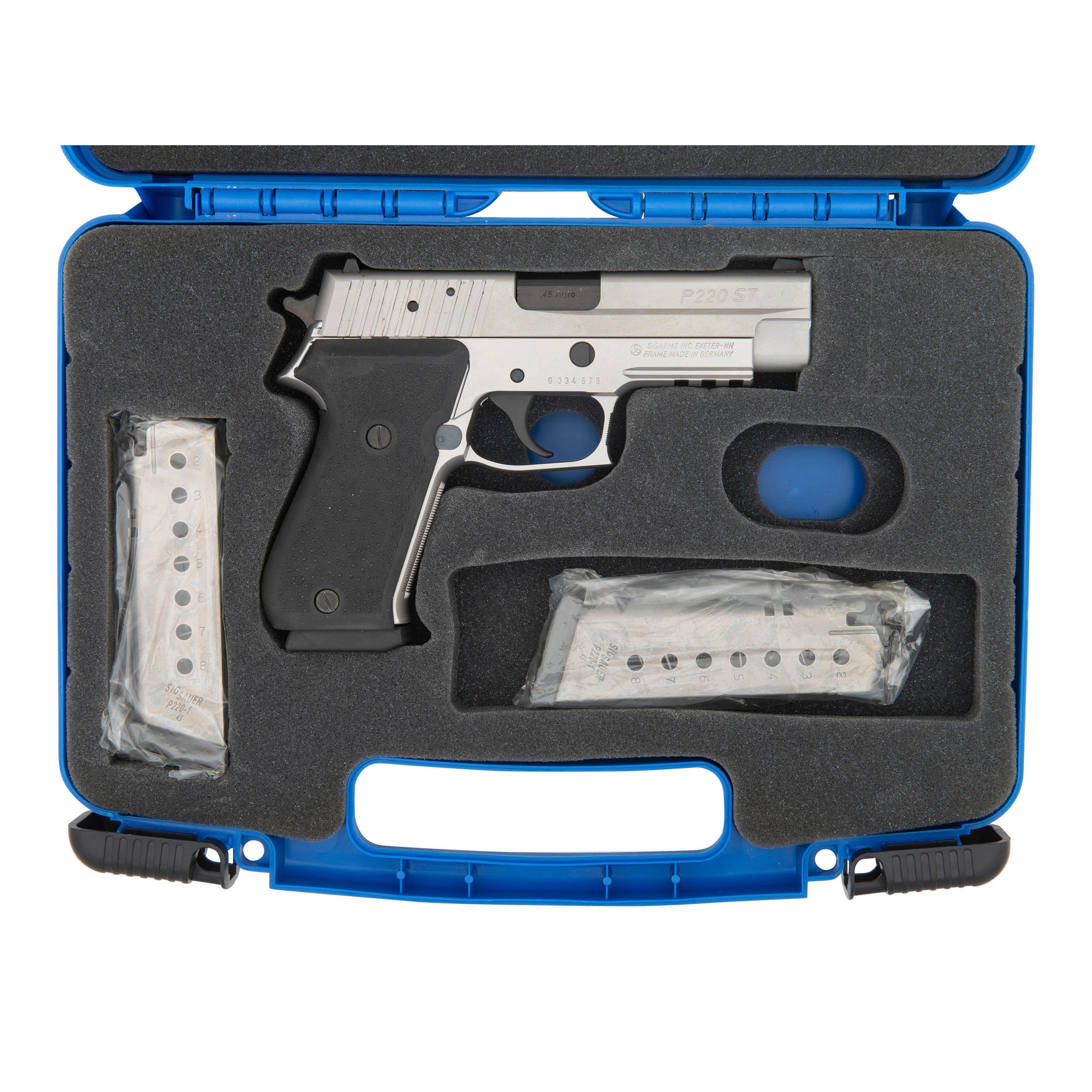 *Sig Sauer P220 Stainless Pistol in Factory Box with Accessories