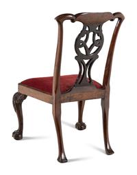A George II Carved Mahogany Side Chair