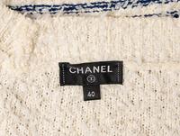 Chanel, Bouclé Knit Varsity Sweater