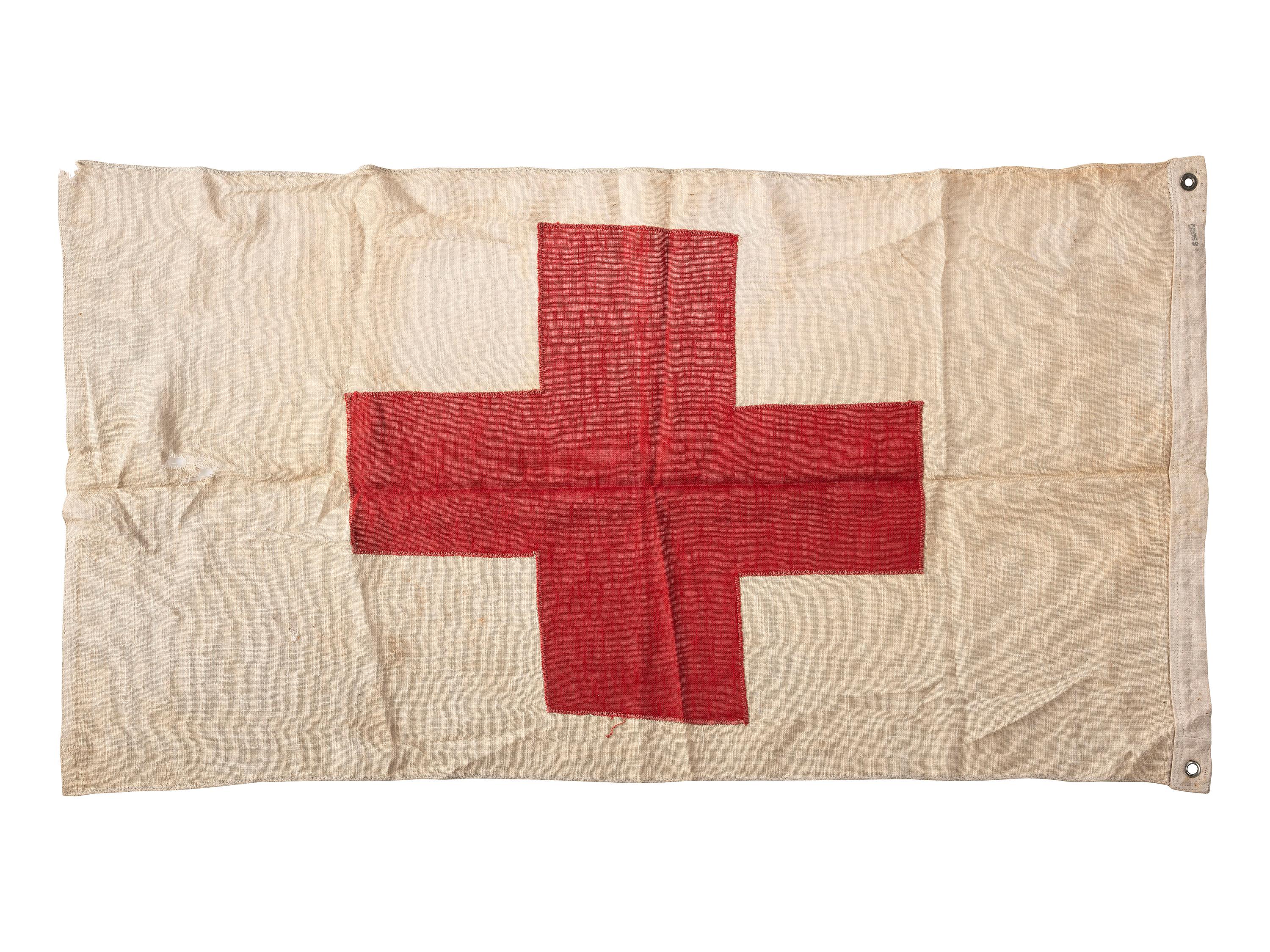 [AMERICAN RED CROSS]. BARTON, Clara (1821-1912). Autograph letter signed ("Clara Barton"). Oxford, MS, 15 January 1906. [ With :] WWI Red Cross poster, flag, and nurse's cap.
