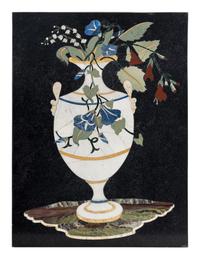 Two Continental Pietra Dura Plaques