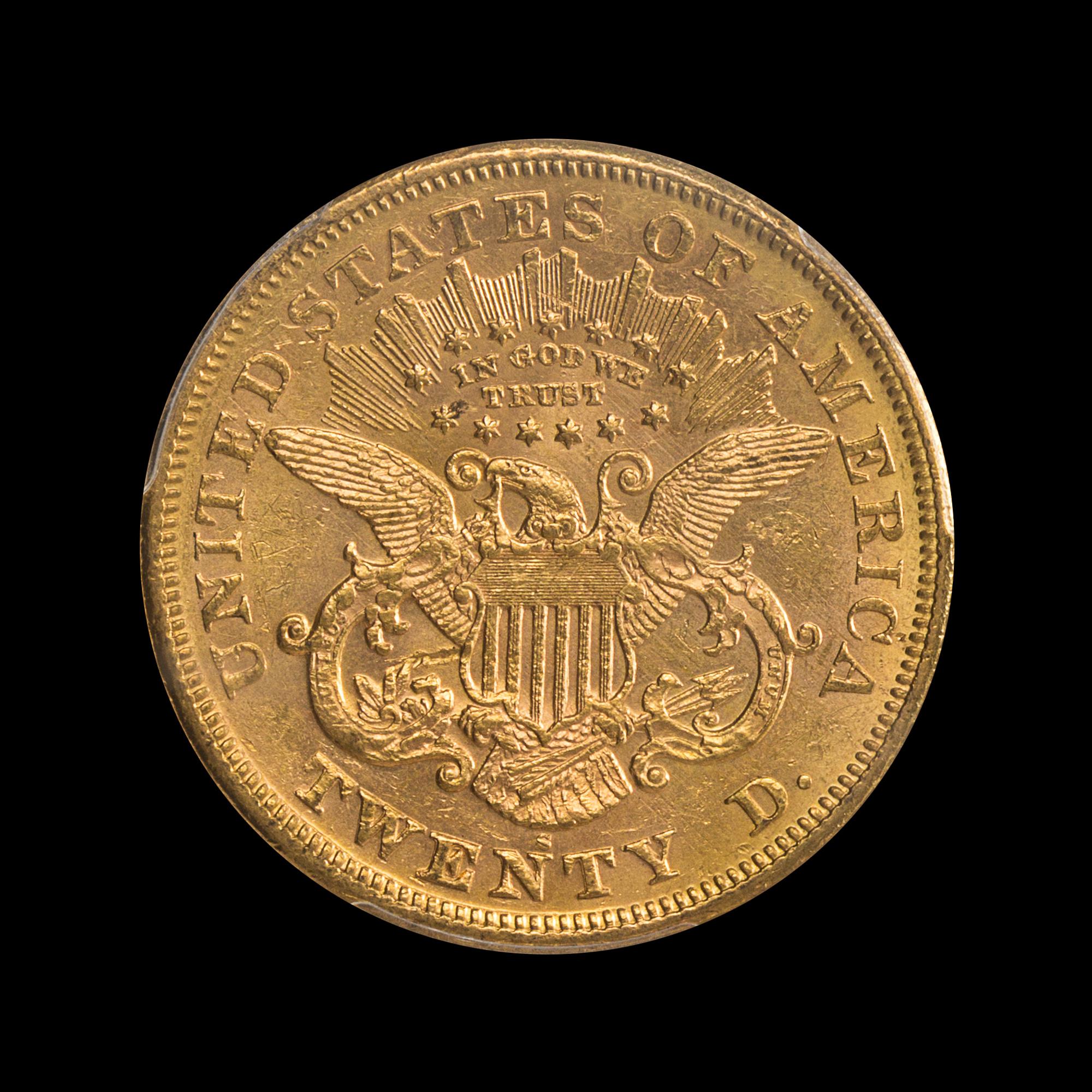 A United States 1870-S Liberty Head $20 Gold Coin