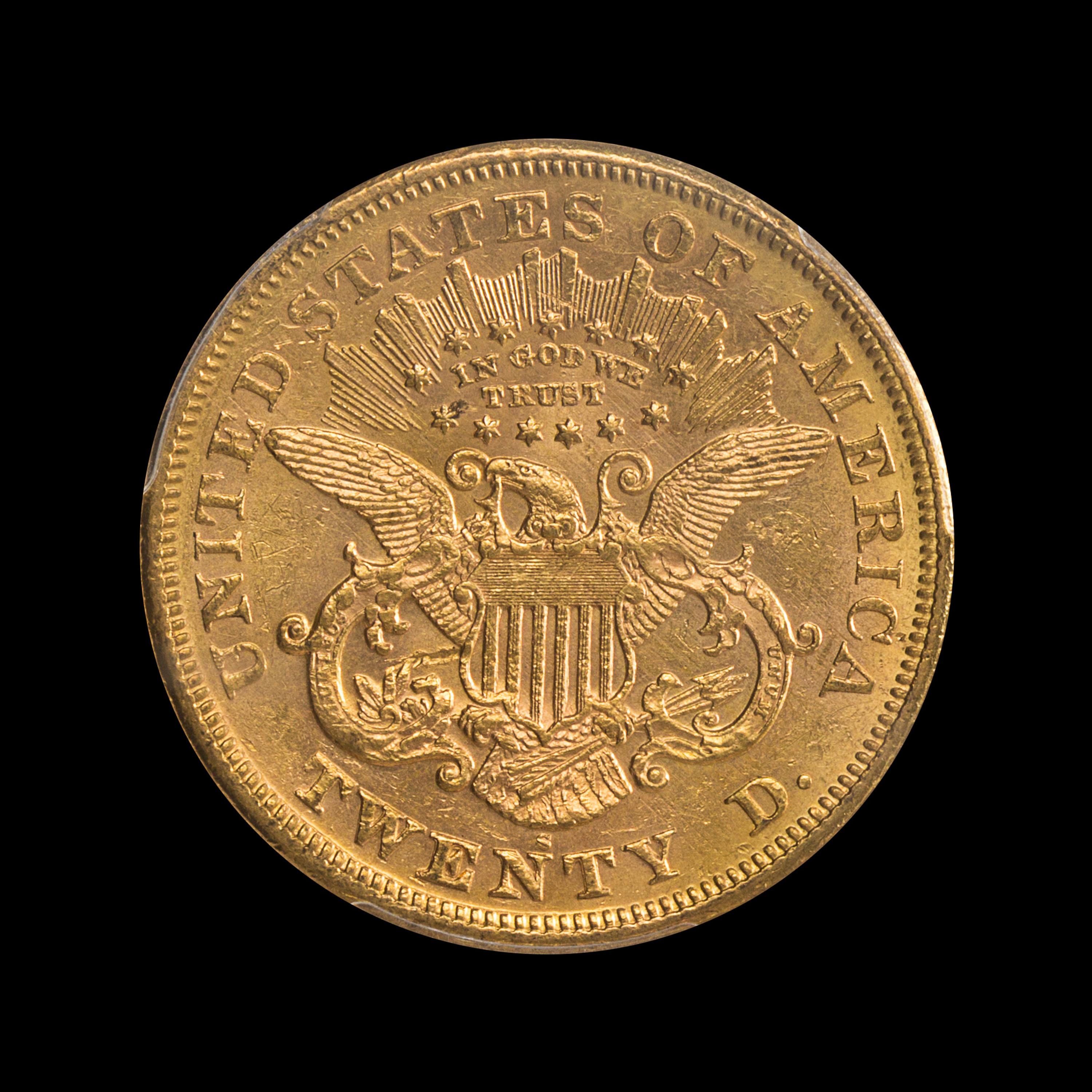 A United States 1870-S Liberty Head $20 Gold Coin