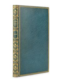 TENNYSON, Alfred, Lord (1809-1892). Poems, Chiefly Lyrical . London: Effingham Wilson, 1830.