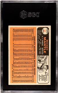 A 1966 Topps Mickey Mantle Baseball Card No. 50 (SGC 5 EX)
