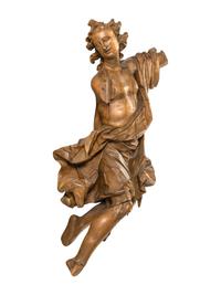 A Continental Carved Wood Figure