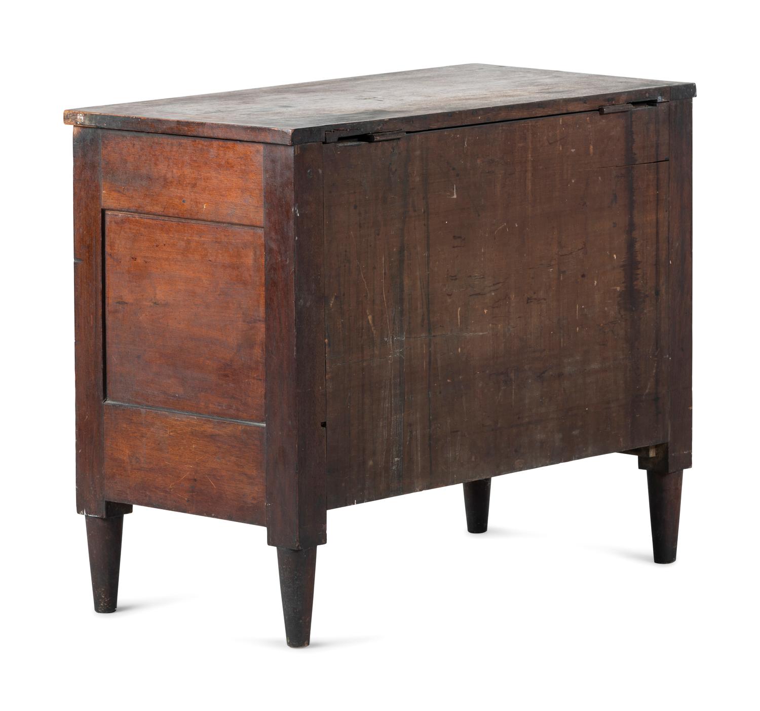 A Federal Walnut One-Drawer Sugar Chest