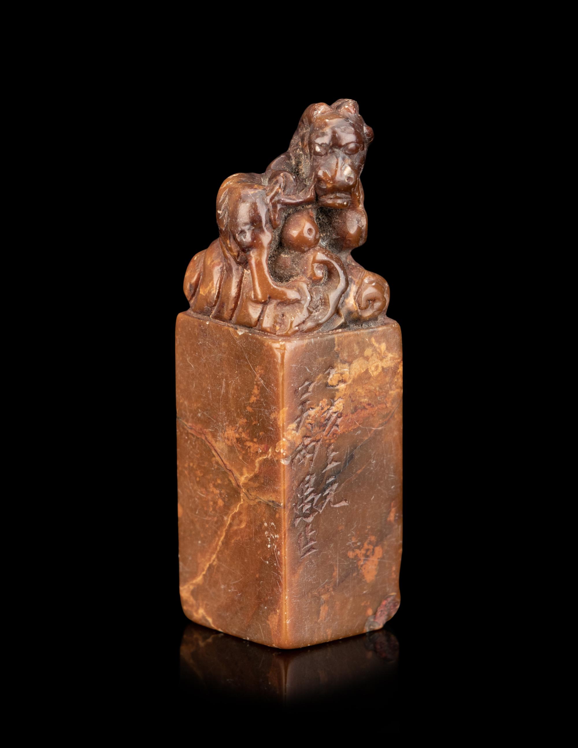 Night Chinese Horn, Soapstone and Hardstone Seals