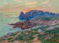 L'Ile de Ouessant, le soir
