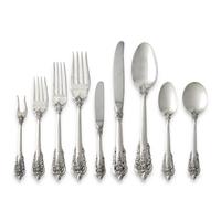 An American Silver Flatware Service – Grand Baroque Pattern, by Wallace