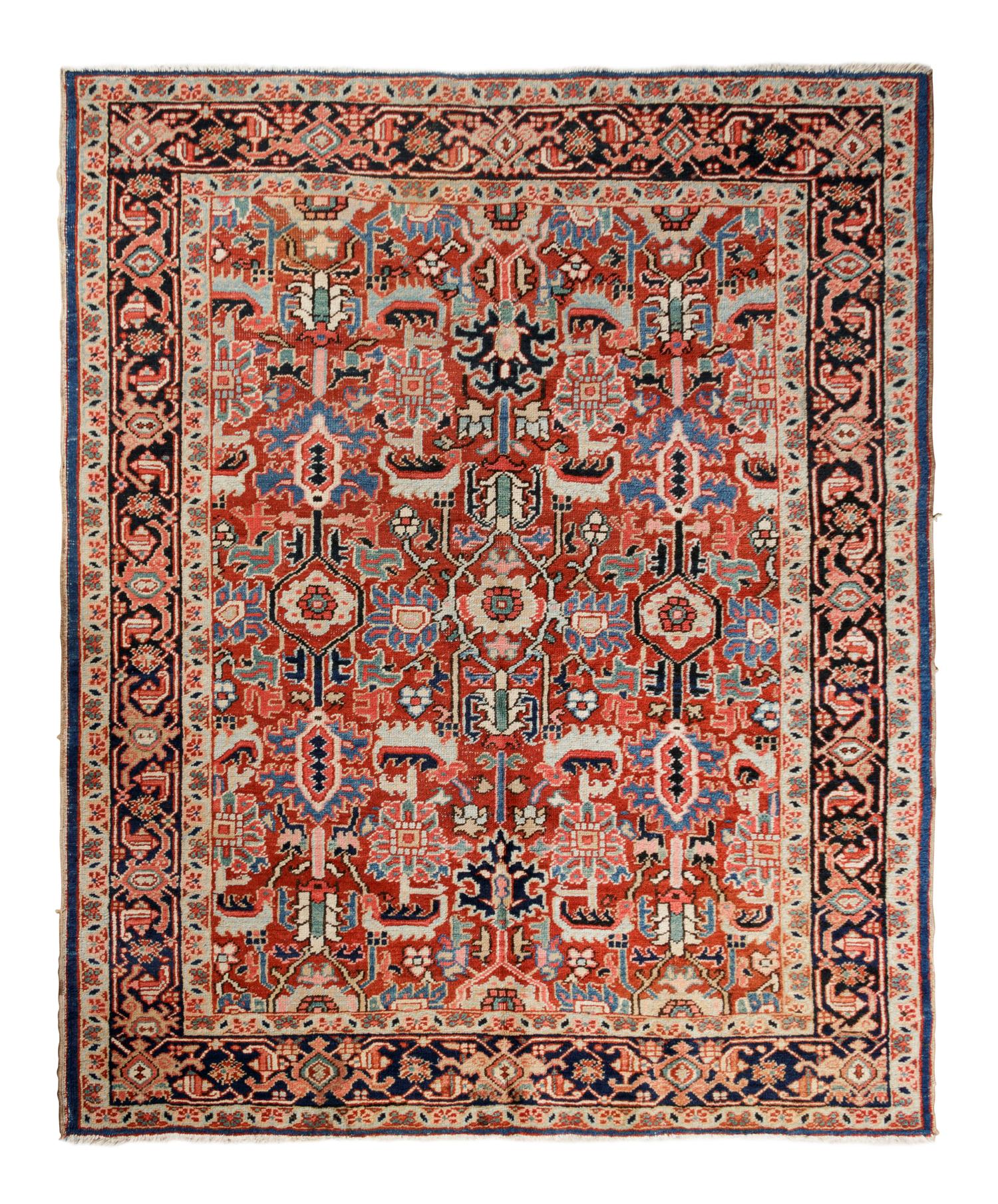 A Heriz Wool Rug