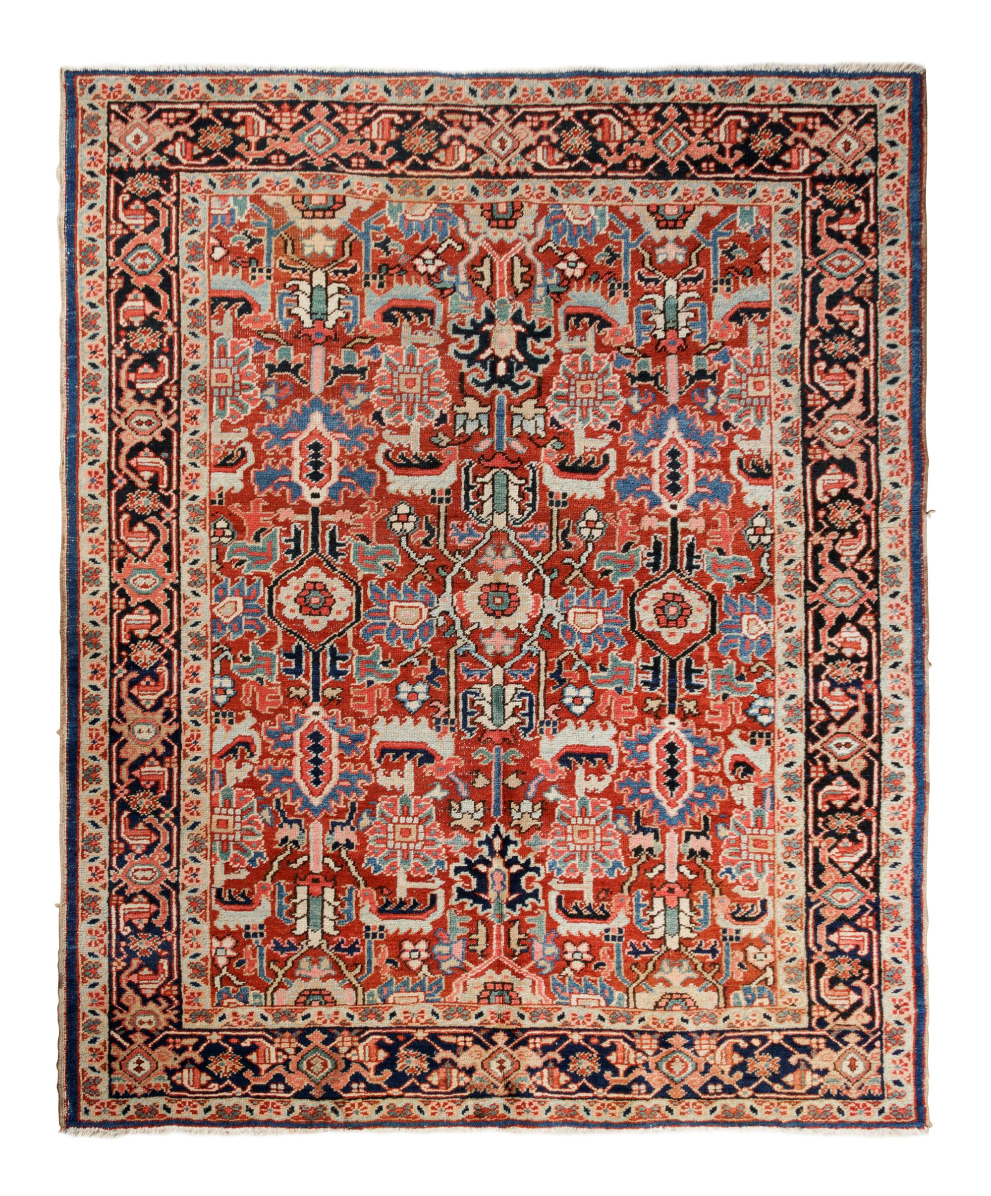 A Heriz Wool Rug