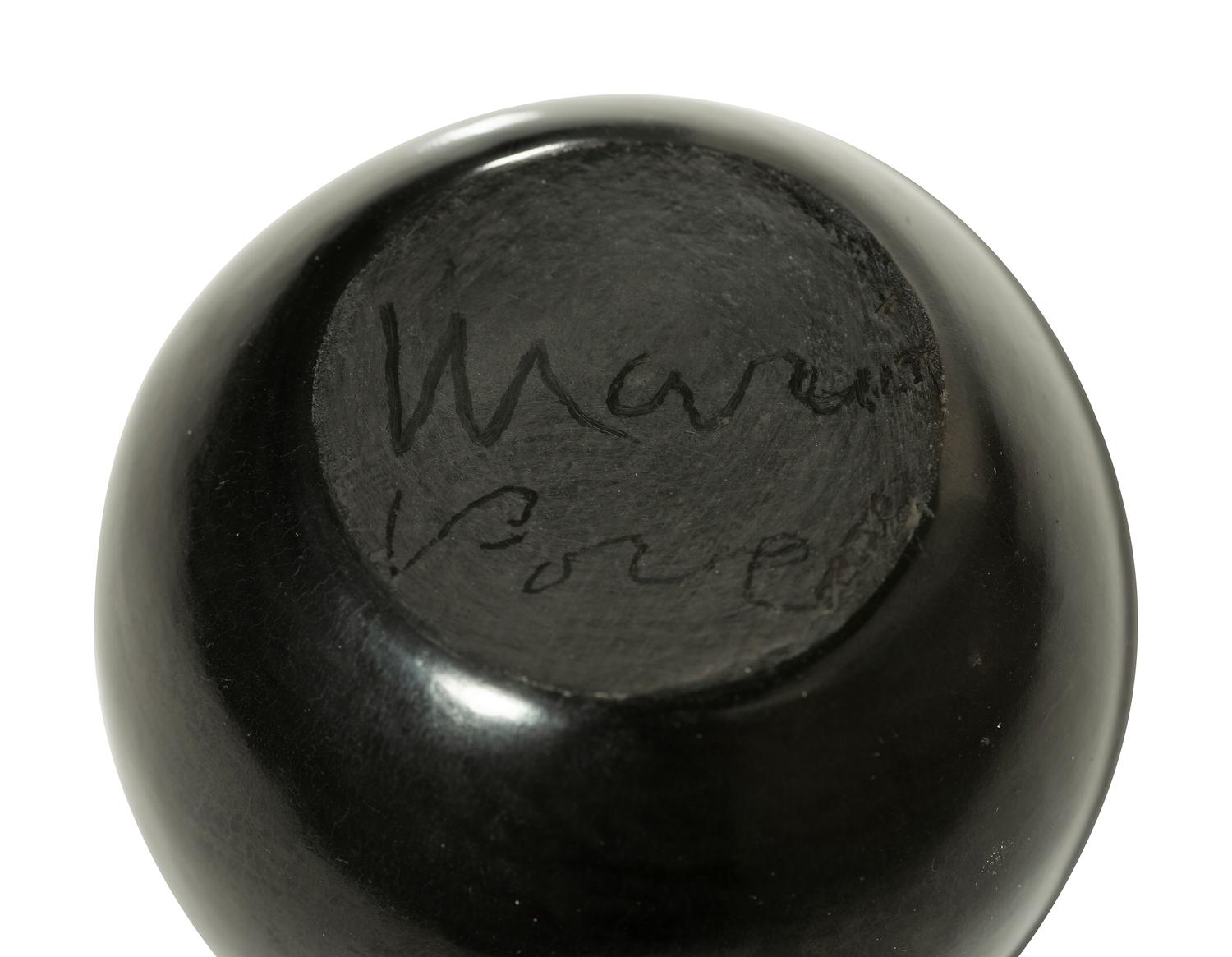 Blackware Pottery Jar 1956-1965