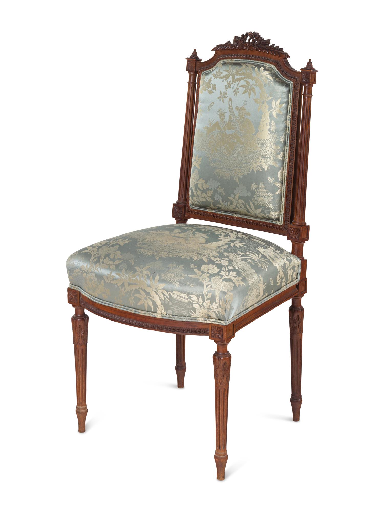 A Pair of Louis XVI Style Side Chairs