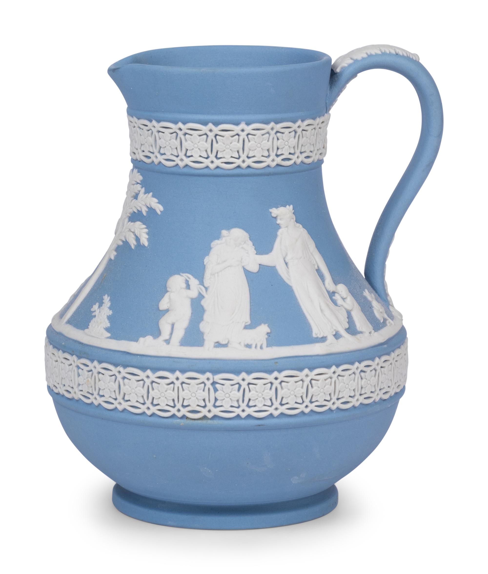 A Wedgewood Jasperware Pitcher