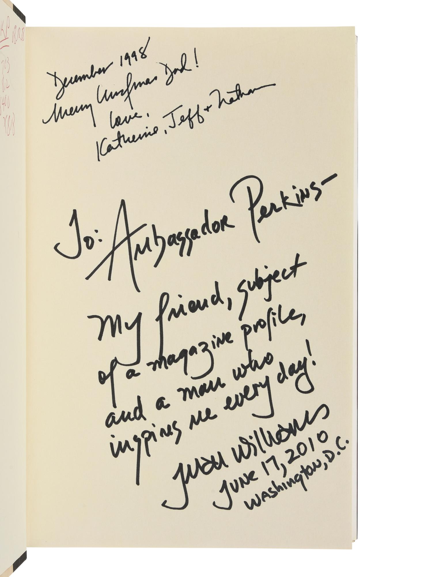[PERKINS, Edward Joseph (1928-2020)]. A group of 23 volumes related to African and African American Biography and History, most signed or inscribed to Perkins, including: