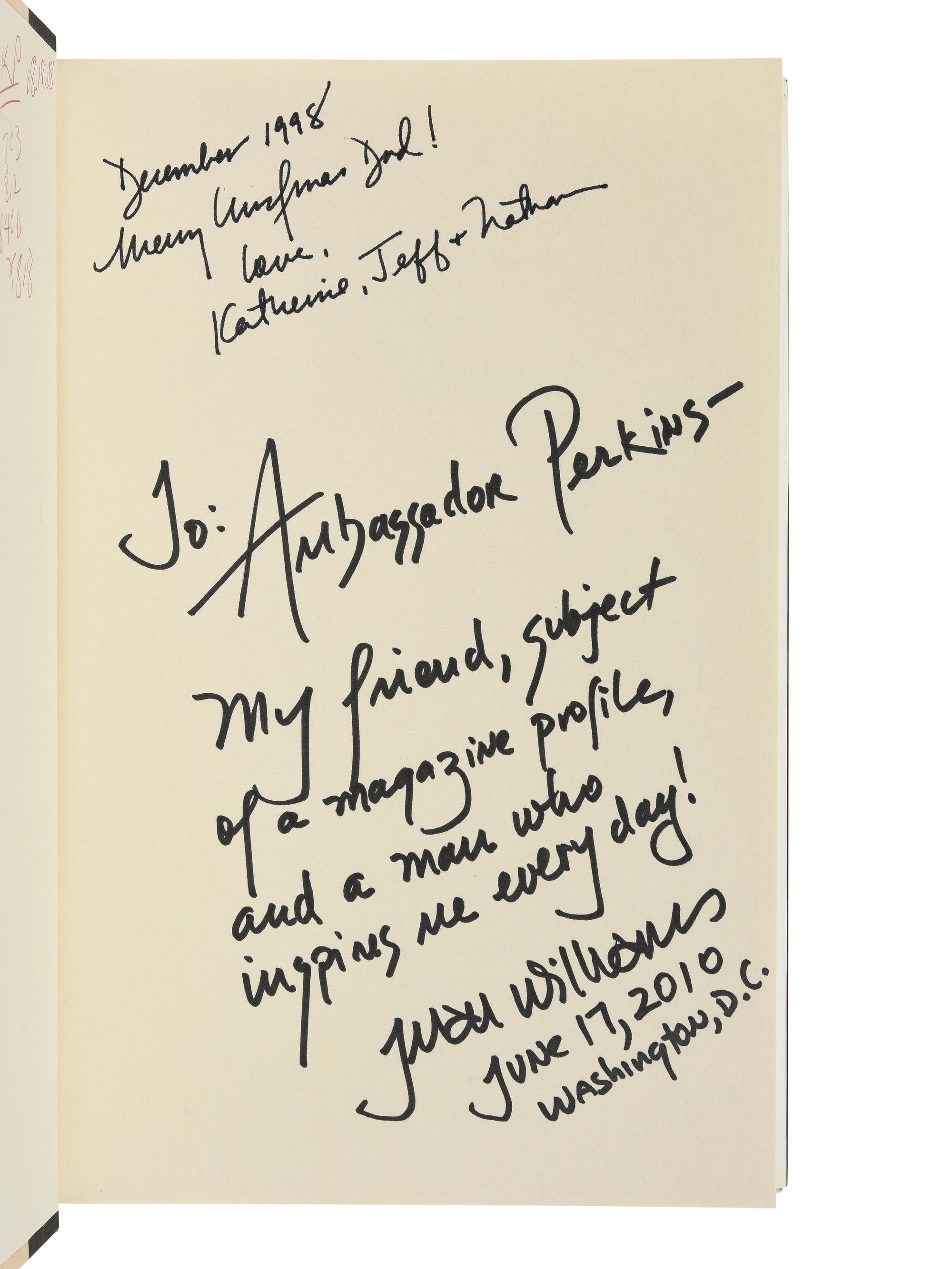 [PERKINS, Edward Joseph (1928-2020)]. A group of 23 volumes related to African and African American Biography and History, most signed or inscribed to Perkins, including:
