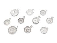 A Collection of Ten Silver-Plate Wine Tasters