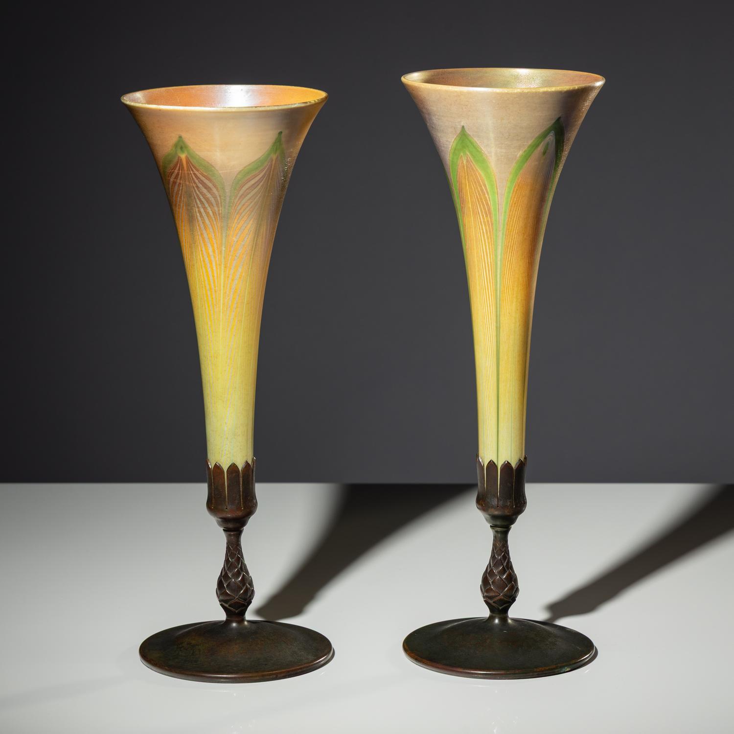 Near pair of vases
