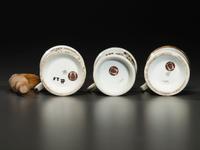 Three Porcelain Occupational Shaving Mugs