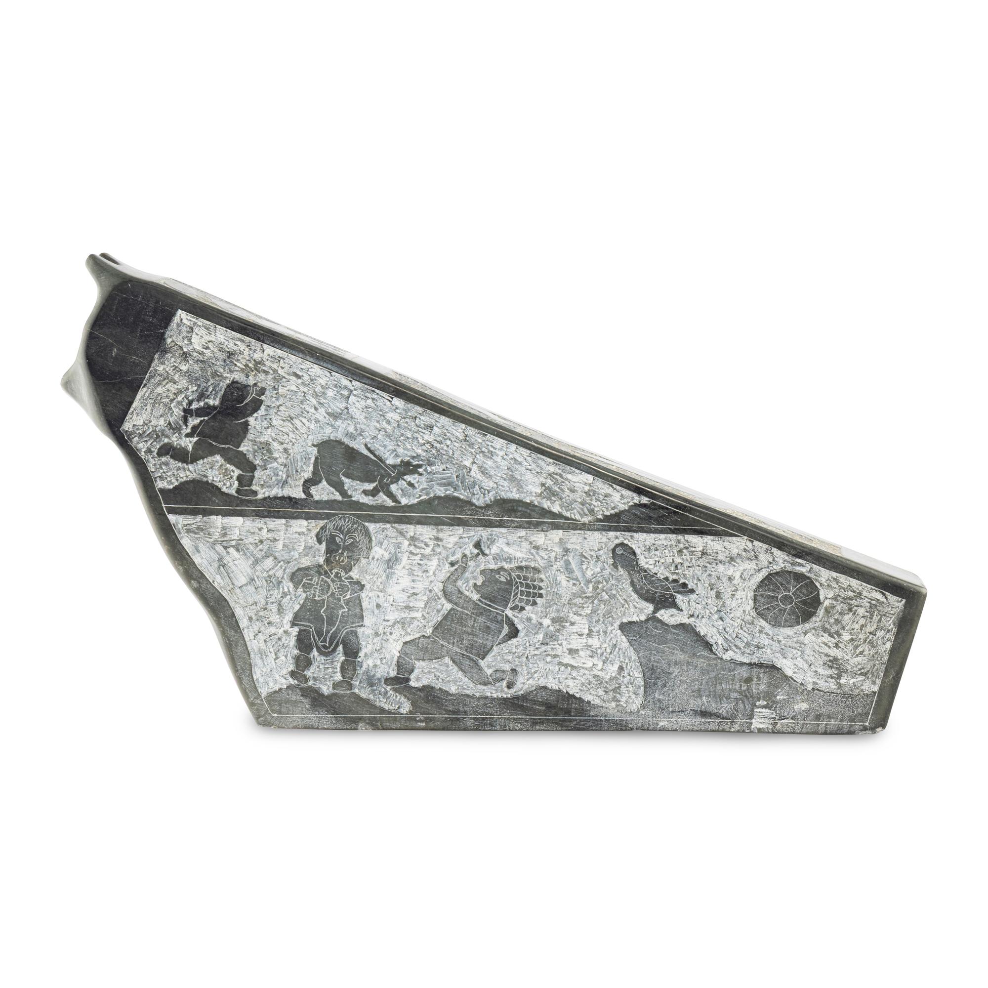 Seal with Carved Hunt Scene