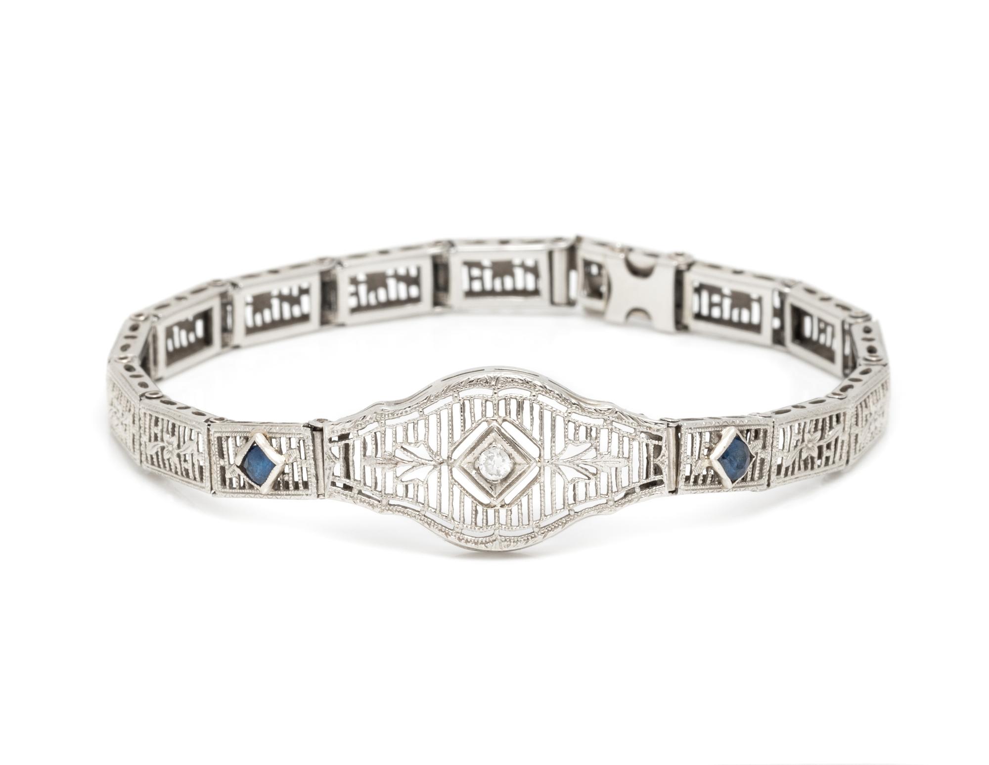 COLLECTION OF WHITE GOLD AND DIAMOND JEWELRY