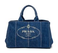 Prada, Denim Logo Tote