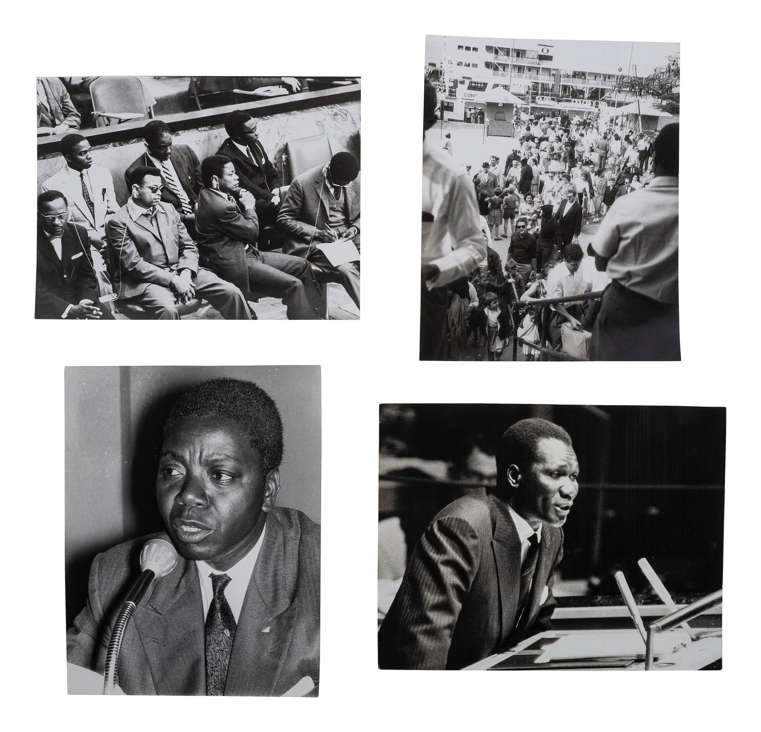 [AFRICA]. A group of 15 press photographs relating to leaders, events, and conflict in Africa. Ca 1930s-1960s.