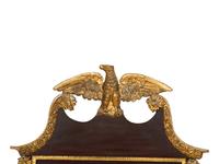 A George III Style Parcel Gilt Mahogany Mirror