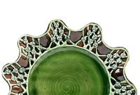 A Set of Eighteen Mackenzie-Childs Wittika Pickle Ceramic Salad Plates