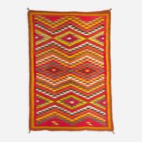 A Navajo "Eye Dazzler" blanket late 19th century