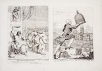 (CARICATURE) GILLRAY, JAMES. The Works. London, c. 1849. Numerous engravings throughout.