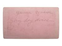 [NATIVE AMERICANS]. BONINE, E.A., and BUEHMAN & CO., photographers. A group of 3 photographs of Yuma women, comprising: