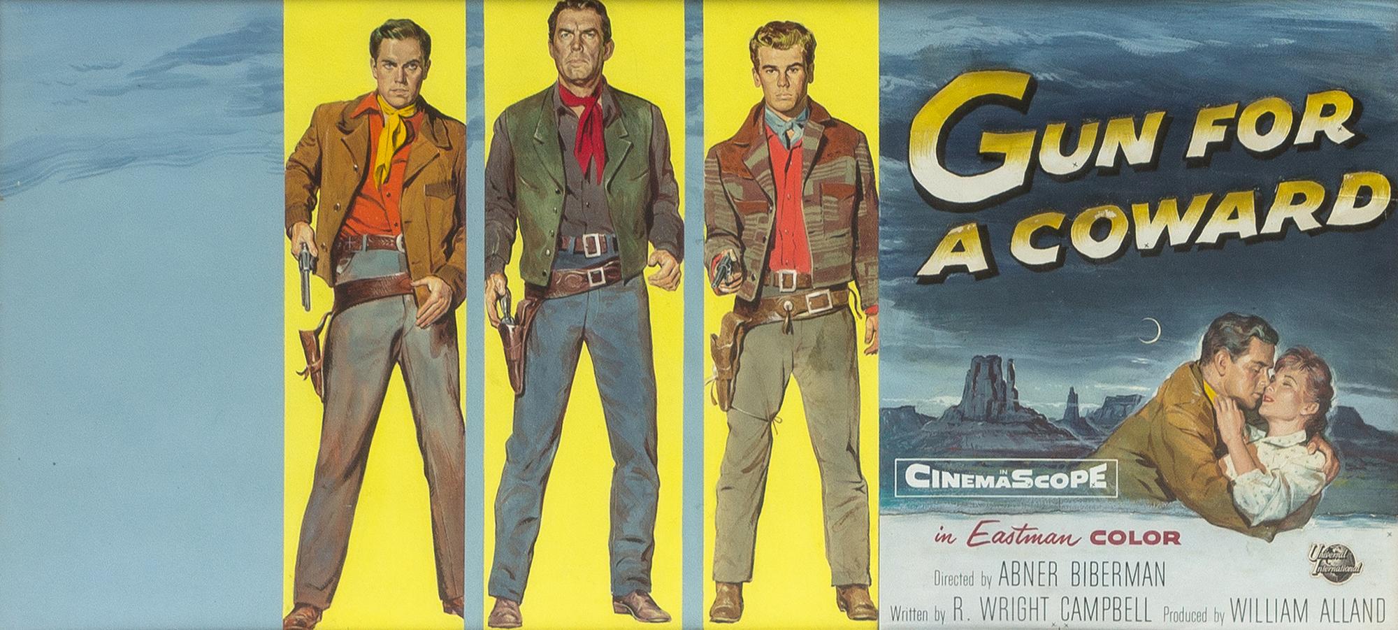 Reynold Brown, (American, 1917-1991), Gun for a Coward, 1957 Directed by Abner Biberman Produced and Distributed by Universal Pictures