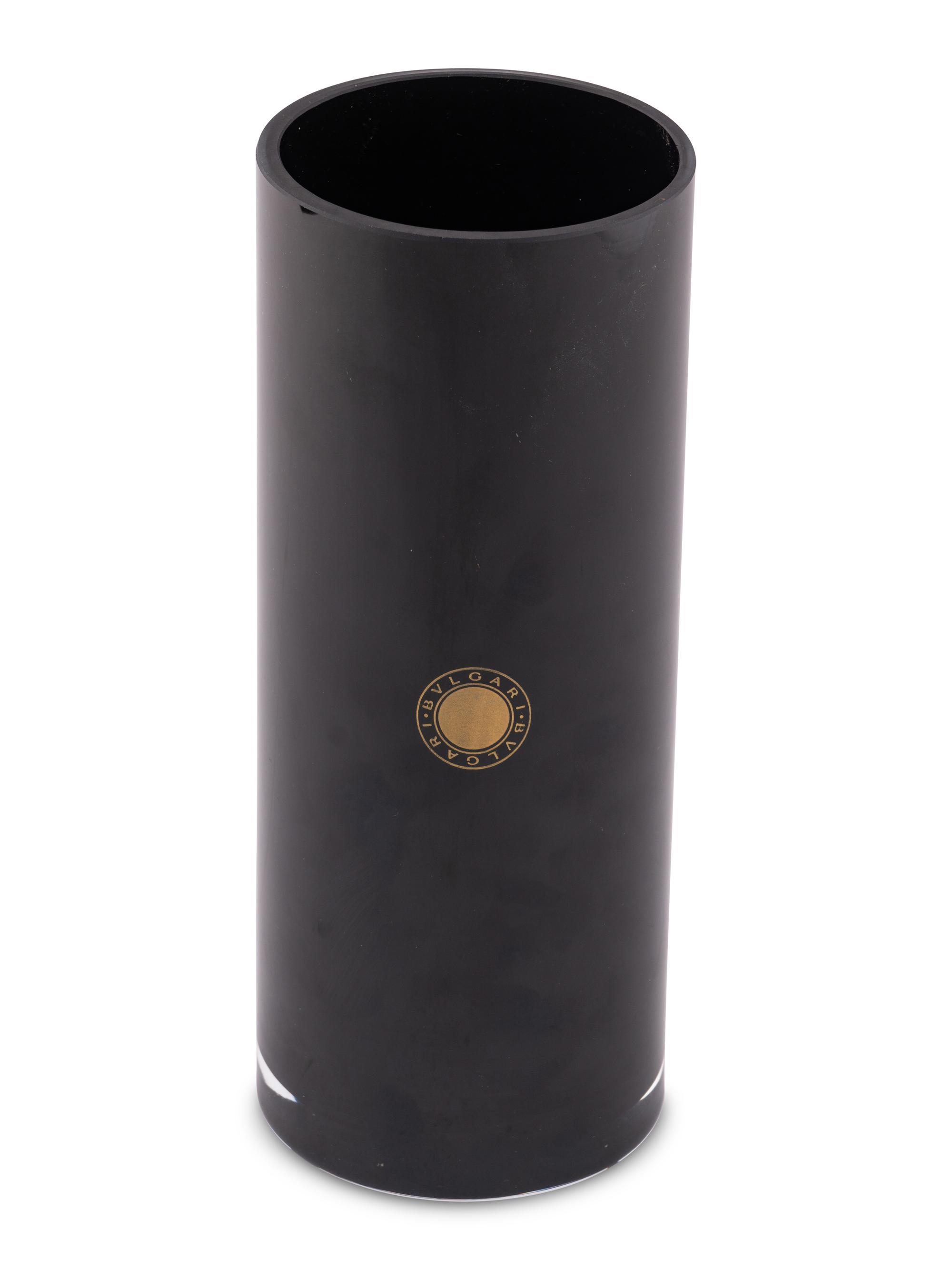 A Bulgari Colored Glass Vase