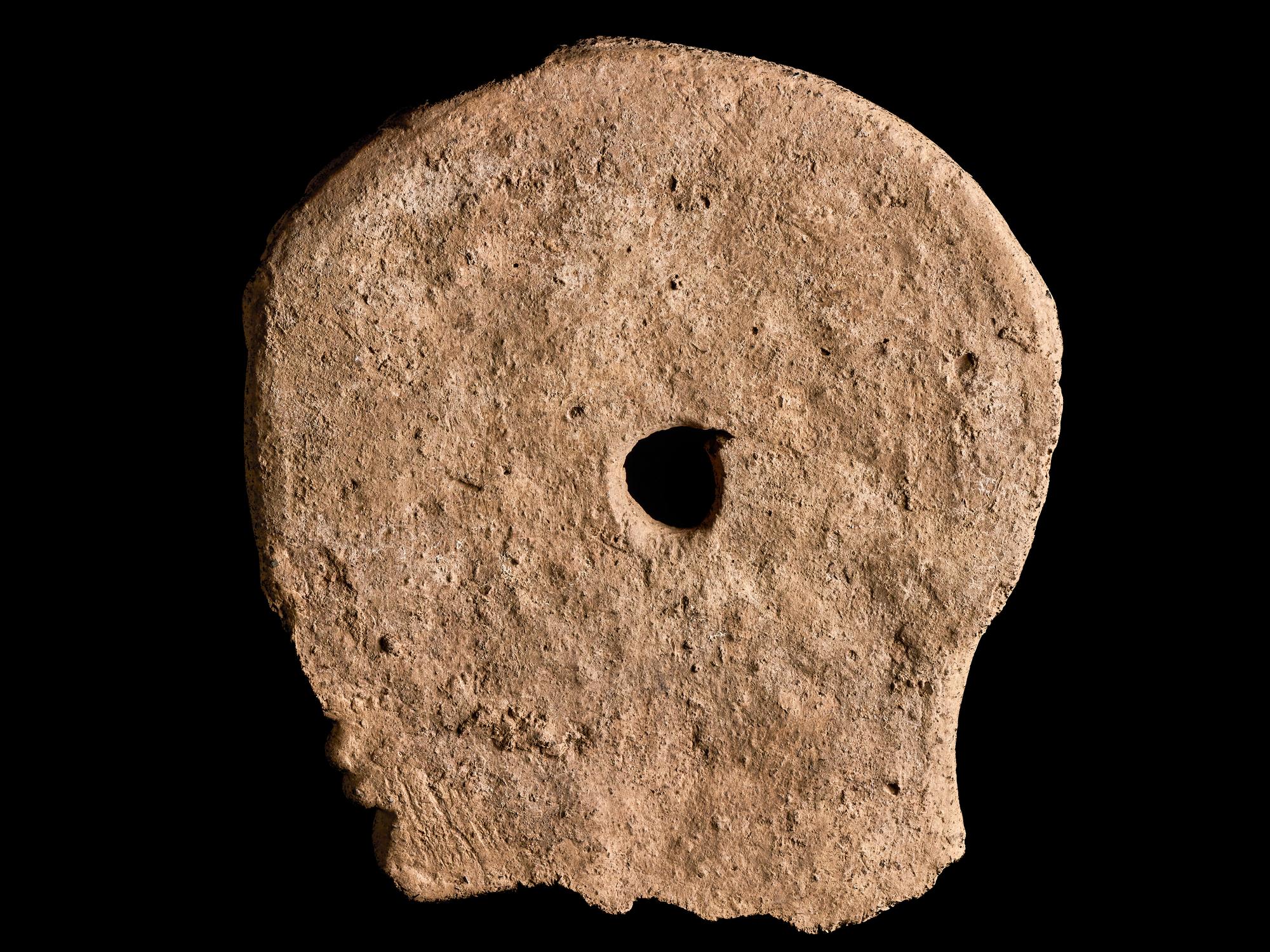 An Etruscan Terracotta Votive Half-Head
