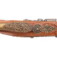 Carved Contemporary Flintlock Jaeger in the Style of Caspar Zellner